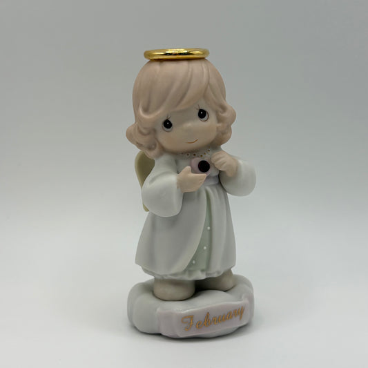 Precious Moments February Angel Figure