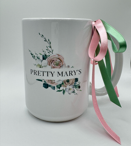 Pretty Mary's Logo Mug